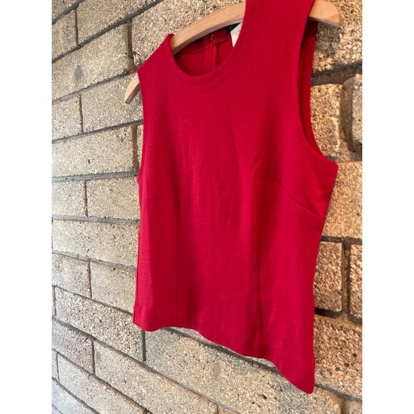 J. Crew Red Sleeveless Wool Top Size 10 - Picture 8 of 8